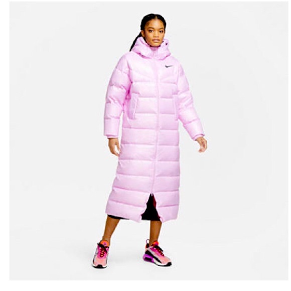 nike full length puffer